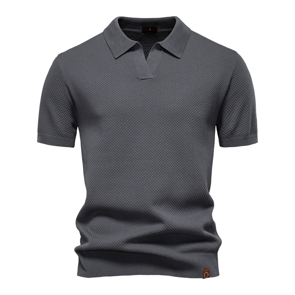 Marek – Strukturyzowana koszulka polo