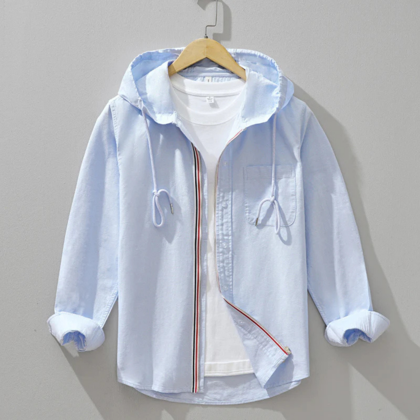 Dom Lnu – Lniana Bluza z Kapturem
