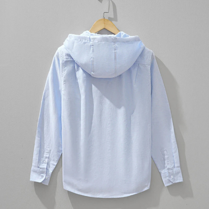 Dom Lnu – Lniana Bluza z Kapturem