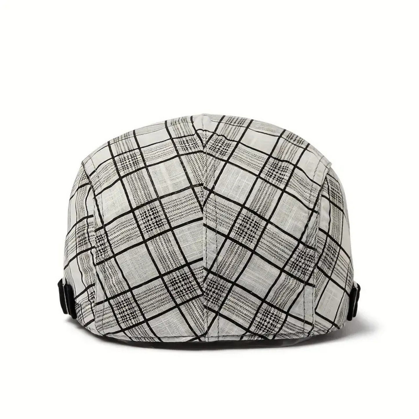 Zarek – Regulowany kaszkiet vintage w kratę