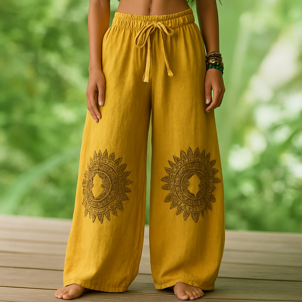 Oliwia – Boho spodnie do jogi 