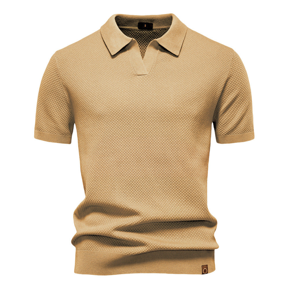 Marek – Strukturyzowana koszulka polo