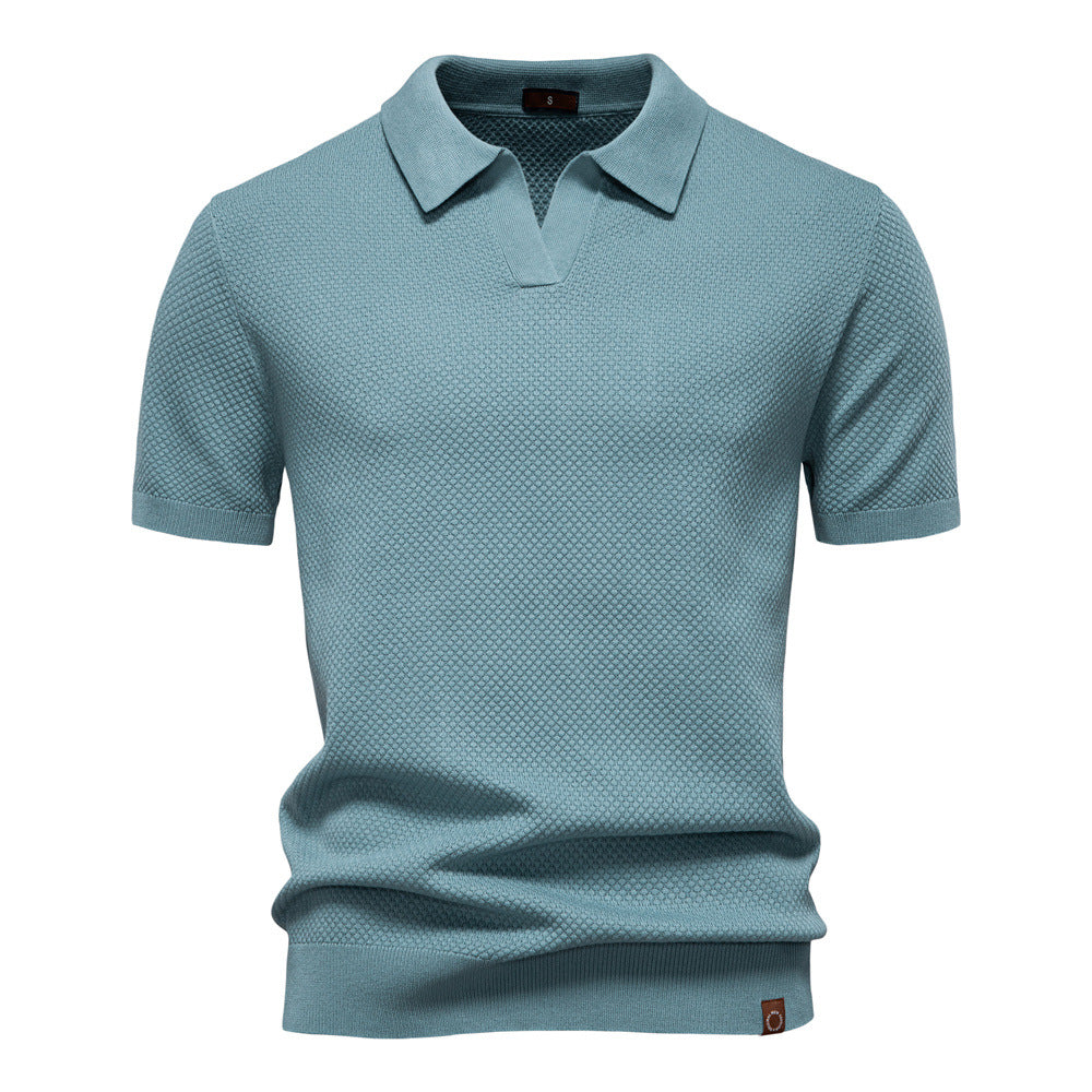 Marek – Strukturyzowana koszulka polo