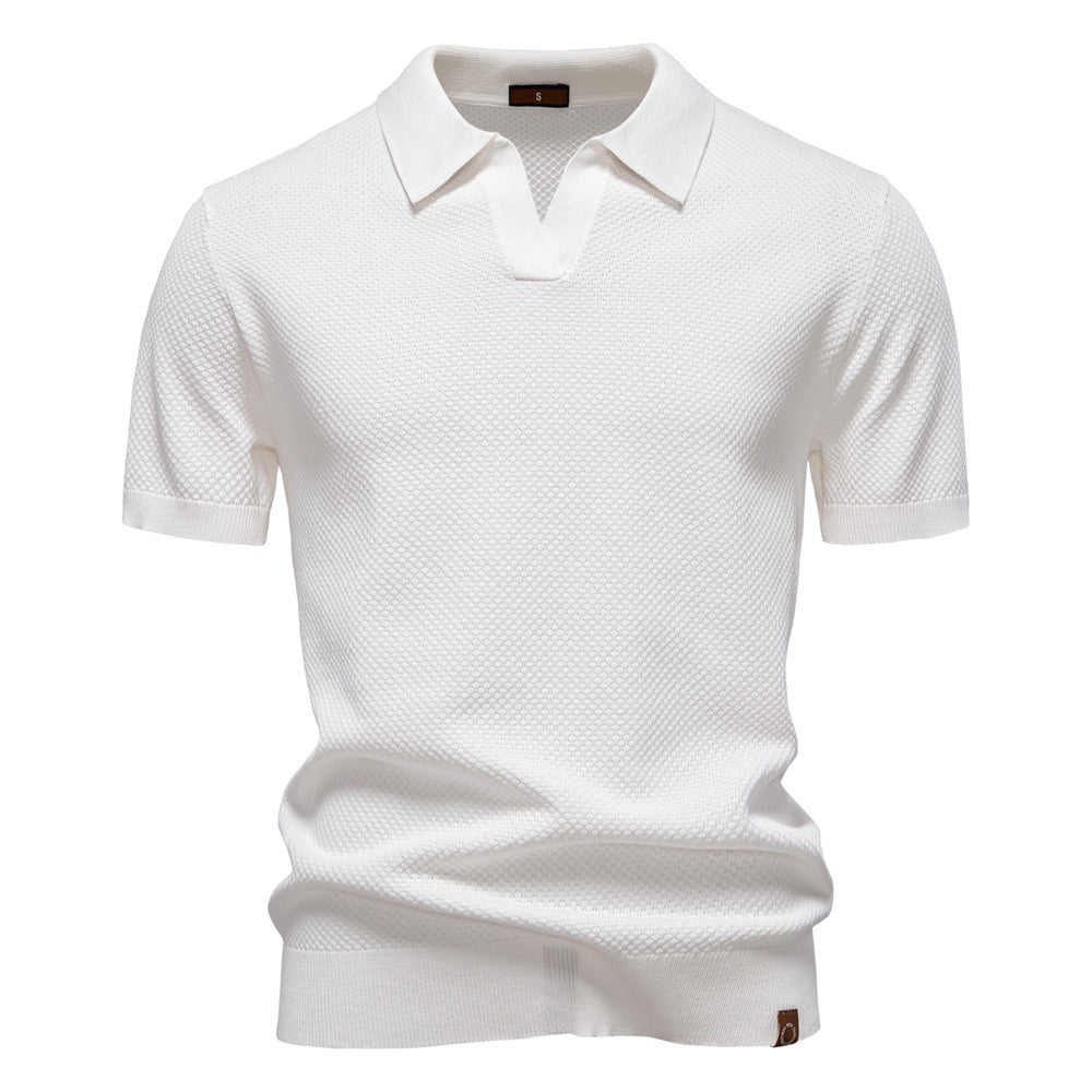 Marek – Strukturyzowana koszulka polo