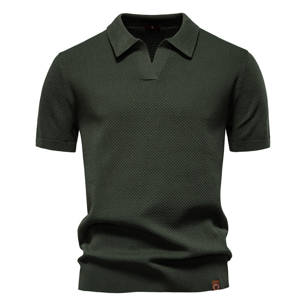 Marek – Strukturyzowana koszulka polo