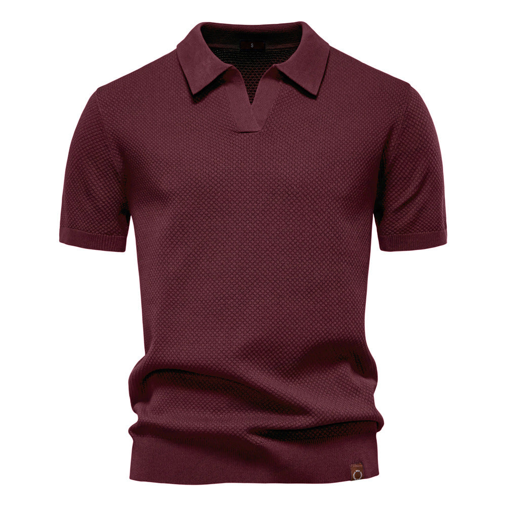 Marek – Strukturyzowana koszulka polo