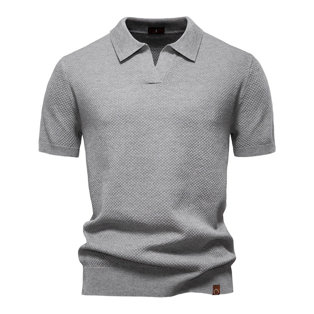 Marek – Strukturyzowana koszulka polo