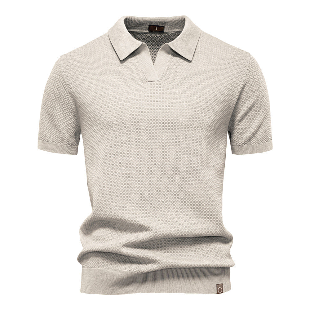 Marek – Strukturyzowana koszulka polo