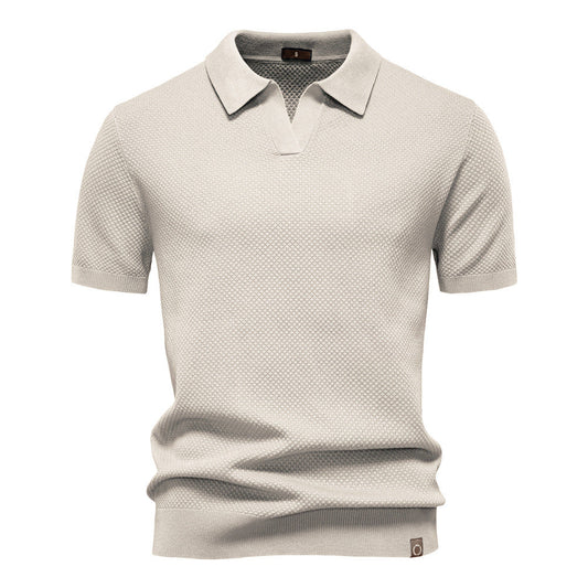 Marek – Strukturyzowana koszulka polo